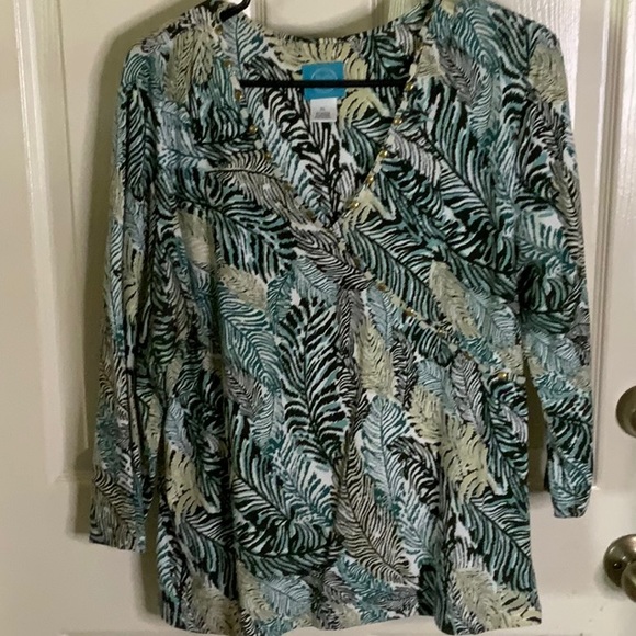 🔵 Top 3/4 sleeves Gently worn. - Picture 1 of 7